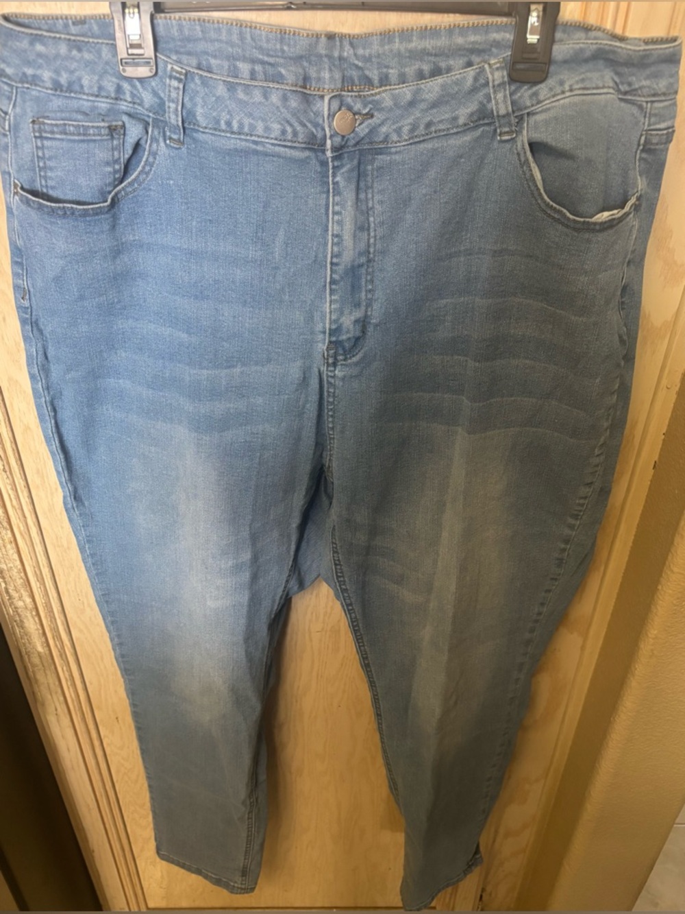 Shein Curve‎ Womens Light/Mediun Blue Jeans Size 4XL